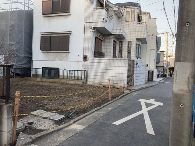 神奈川県川崎市幸区東小倉の木造2階建て家屋解体工事後の様子です。